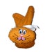 Embroidered Boo-boo Bunny Rabbit Baby Orange Gift Basket Boo boo
