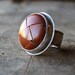 scholar button ring