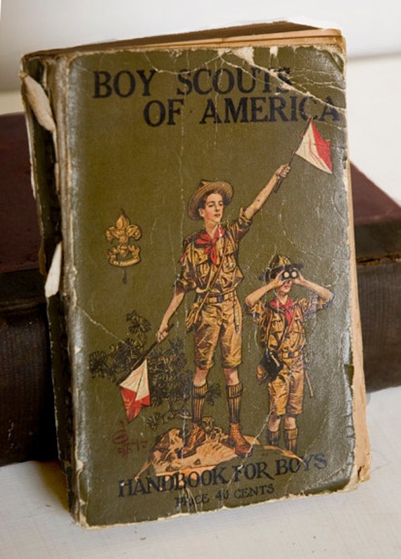 Vintage 1926 Boy Scout Handbook