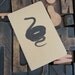 Black Snake Gocco Unlined Notebook