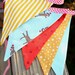 SALE Flag Bunting, Gender Neutral Monkey Themed Flag Banner, Photo Prop, Nursery Decoration, Party Decoration.