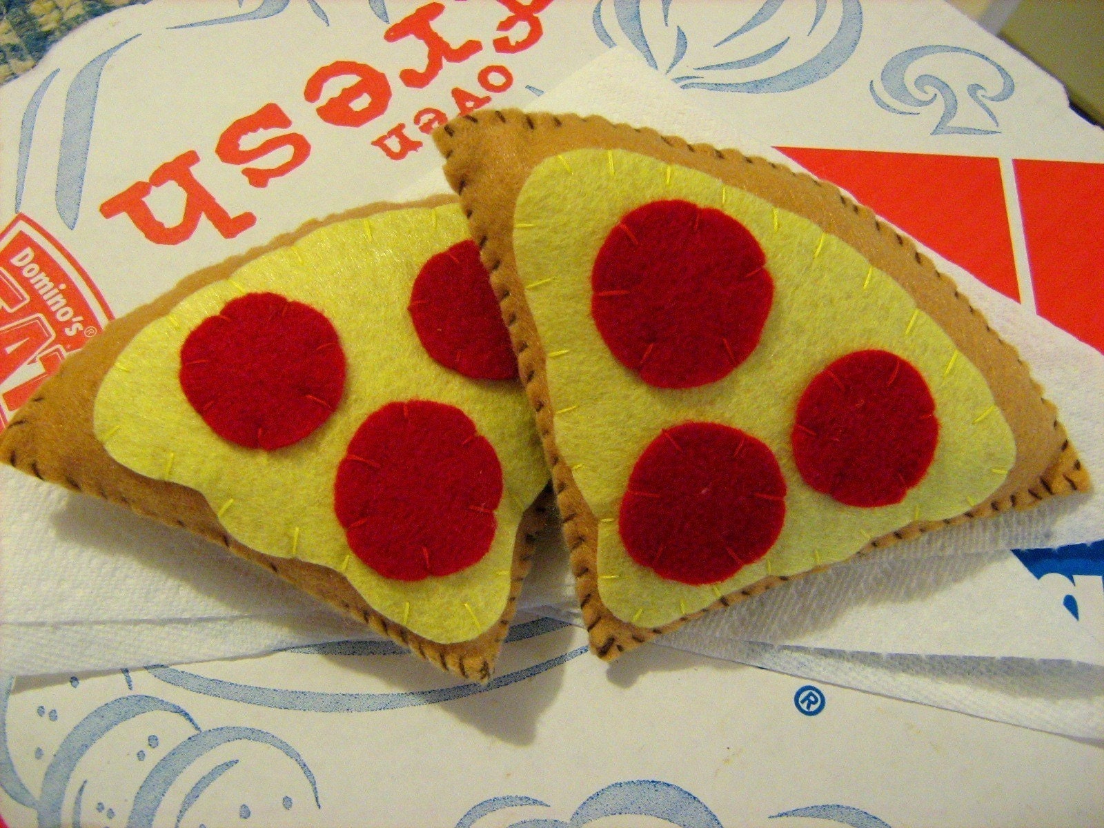 pizza stuffed toy