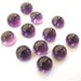 Semi Precious Cabochons Amethyst Round 4mm FOR THREE