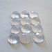 Semi Precious Cabochons Chalcedony Blue Round Rose 6mm LAST TWO