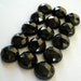 Semi Precious Cabochons Black Spinel Rose Cut 6mm LAST TWO