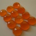 Gemstone Cabochons Carnelian Rose Cut Round 8mm FOR LAST TWO