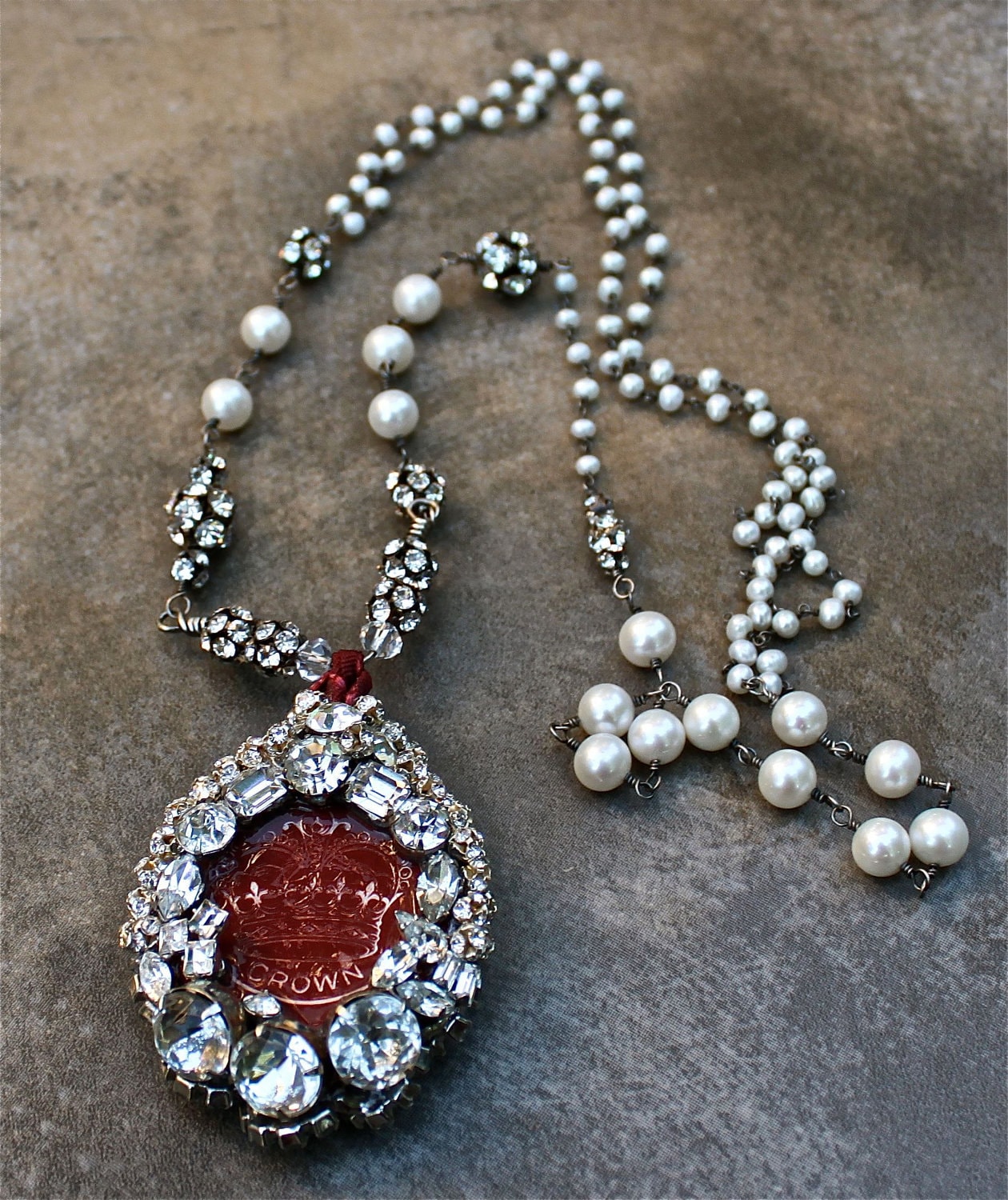 Poker Chip Statement Necklace Published in Jewelry Affaire