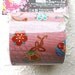 Japanese Fabric Tape Plum Blossoms Flower Pink