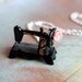 Sewing Time Necklace - miniature collector hobby