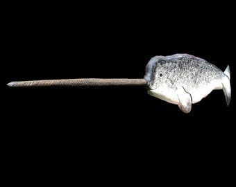 4 ft. Narwhal Hand Carved by Gary Borgnis