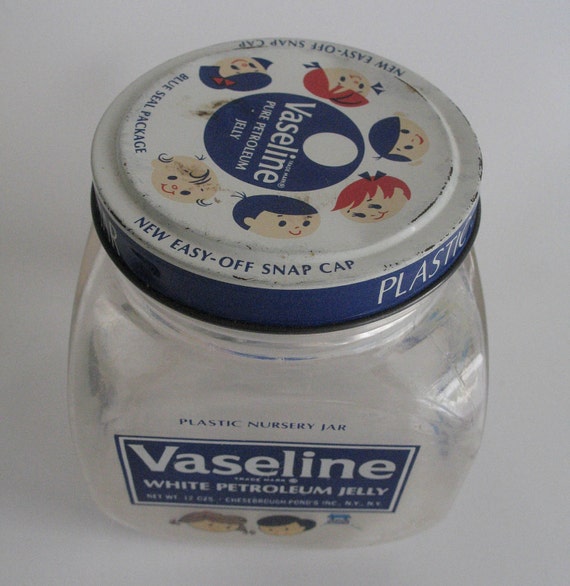 Vintage Vaseline Nursery JarJack and Jill '67
