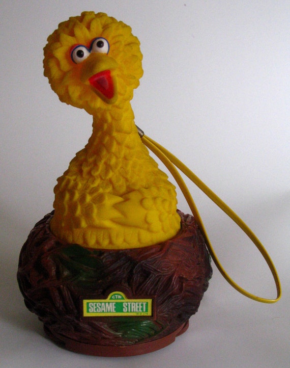 Vintage Big Bird Sesame St Transistor Radio 1976Works
