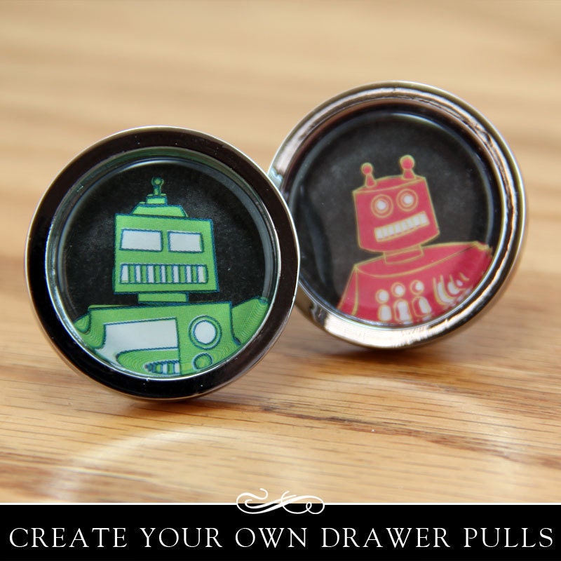 Simple Make Your Own Drawer Pulls with Simple Decor
