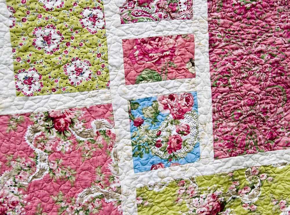 Modern Rose Garden Quilt Pattern