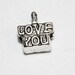 Silver 3D I Love You Lrg Hole Bead Fits All European, Chamilia, Troll, Add a Bead Charm Bracelet Jewelry Pnd-Bd031