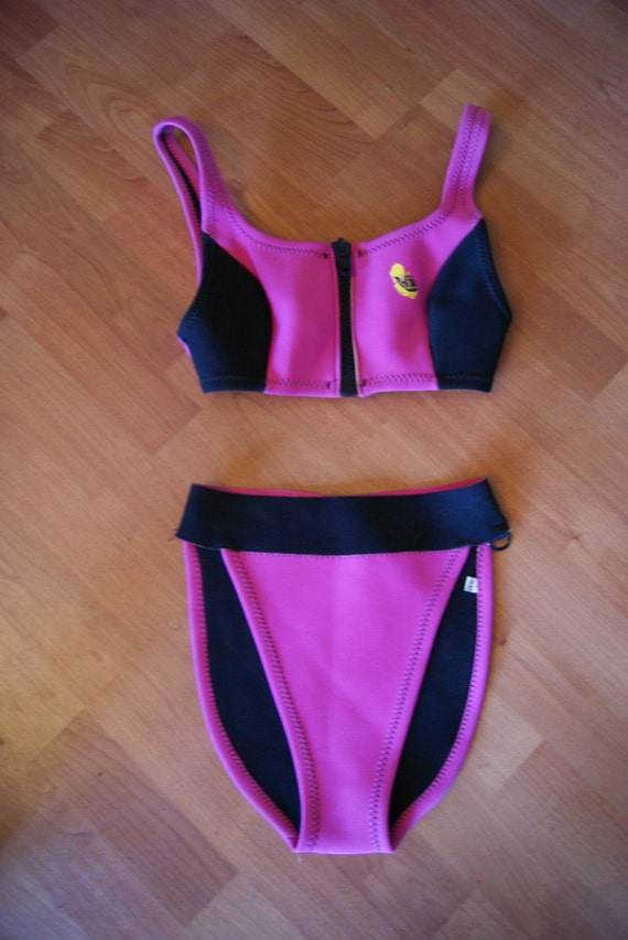 Vintage Neoprene WetSuit Body Glove Bikini Oh yeah.