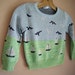 Vintage Penny's Nautical and Neat Sailboat Sweater