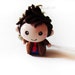 Doctor Who 10th Doctor Chibi Charm Necklace