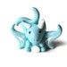 Polymer Clay Blue Fairy Dragon Figure
