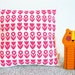 SALE. Scandinavian style screen printed 'Scandinavian Tulip' Flower Cushion cover pillow by Jane Foster