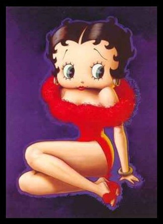 Items Similar To Betty Boop Sew On Patch Es Mature Sexy American Pin Up 4236