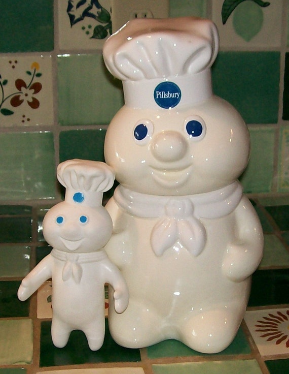 Popnfresh Doughboy Cookie Jar Pillsbury Circa 1988