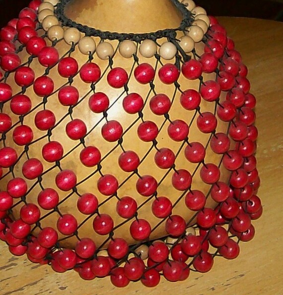 Gourd and Wood Bead Shaker