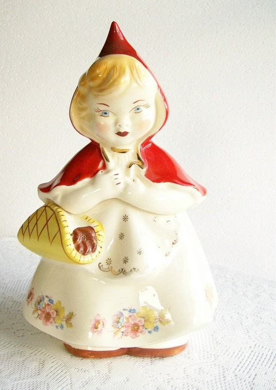 Little red riding hood cookie jar