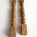 Wooden Turnings Railings Vintage Antique Porch Posts 2 Pcs