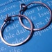 Simple Rustic Organic Rose Gold Filled Whisper Thin Everyday Hoops - Itsy Bitsy Size