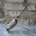 Scratch Awl with Lathe Turned Handle (Deer Antler)