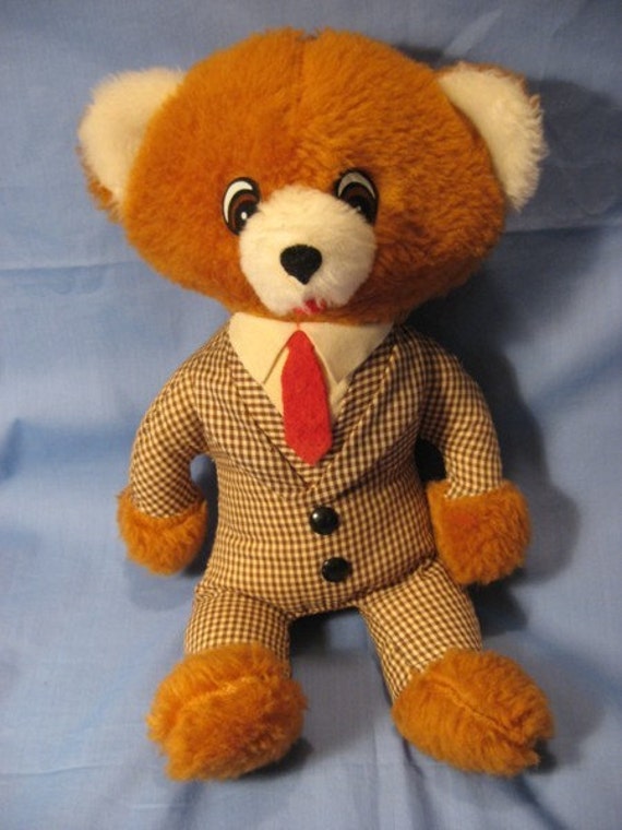 EXECUTIVE TALKING TOY BEAR COMMONWEALTH TOYS by TUMBLEWEEDCOTTAGE