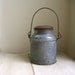 Vintage Graniteware Milk and Cream Pail With Lid