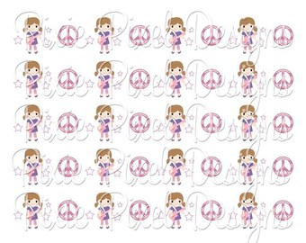 M2MG Super Star Print Your Own Ribbon Graphics