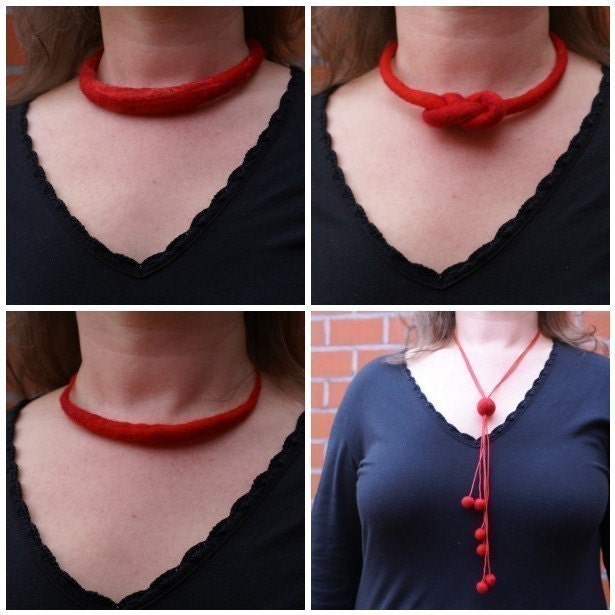 Tutorial Four felt necklace designs for a nice price