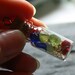 SALE Sea Glass filled Bottle Pendant