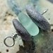 Sea Glass and Alaska Stone Pendant, Stacked
