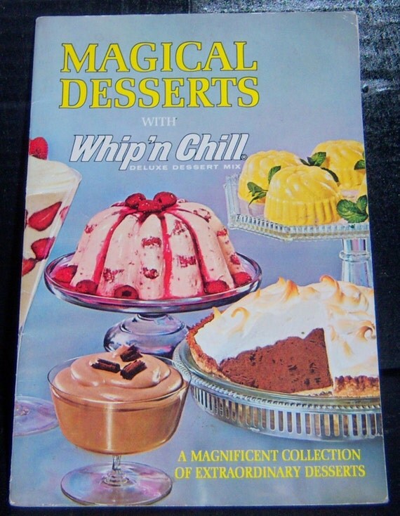 vintage 1960s Jello dessert cookbook
