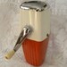 Vintage Ice O Mat Ice Wall Mount Crusher in Red and Chrome