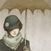 Winter Rains - Mini Art Print 4x5"