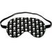 Black and White Small Skulls Sleep Eye Mask