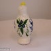 Maine hand painted ceramic blueberry pie bird vent