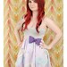 Purple UNICORN Baby Doll Dress Bubble BOW Handmade Rainbow