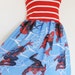 SPIDERMAN Baby Doll Dress Red Blue Super Hero Marvel COMIC Handmade Bow LARGE