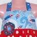 SALE - Boutique Girls Dress - POLKADOT FIRECRACKERS Y-back Dress - Size: 5T