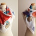 Silk Scarf Hand painted -Miró style
