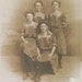 4 Women in Bathing Suits New Jersey Boardwalk Beach vintage photo postcard