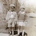 vintage photo Twin Boy and Girl photograph