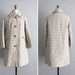 1950s vintage pale houndstooth wool coat
