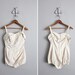 1940s vintage talc white bombshell swimsuit